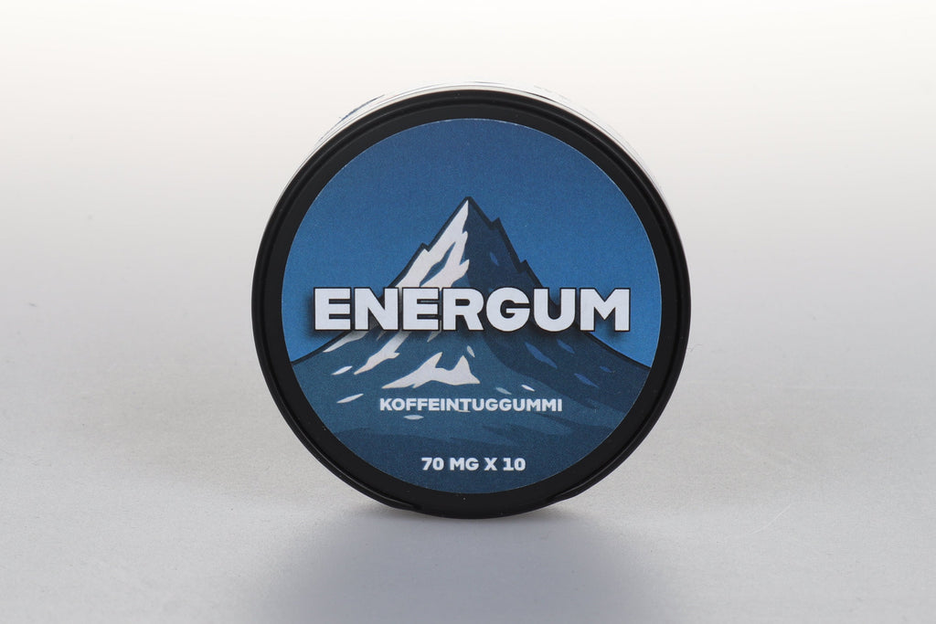 3-pack koffeintuggummi Mint